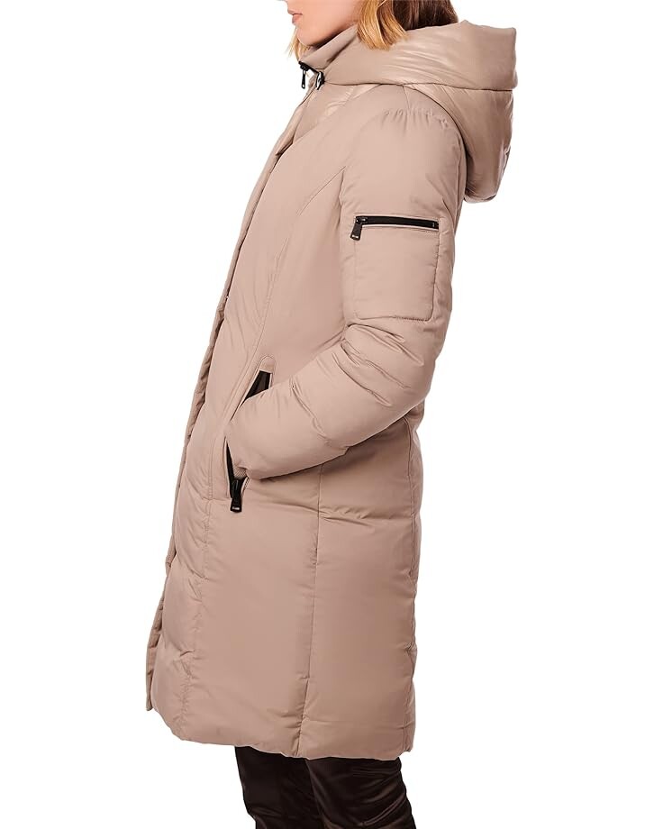 

Пуховик Bernardo Fashions Matte/Shine Combo Puffer, цвет Mushroom