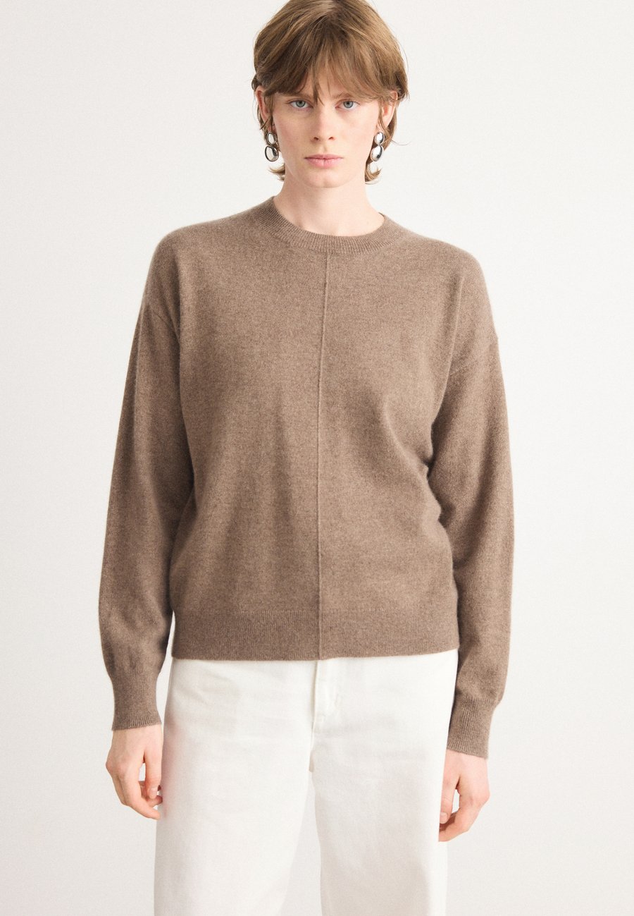 

Джемпер BOSS FASCONA, Open Brown/Brown