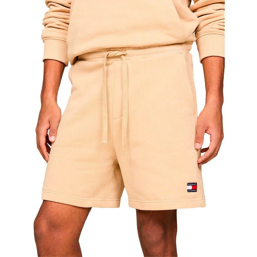 

Спортивные шорты Tommy Jeans Badge Beach, бежевый