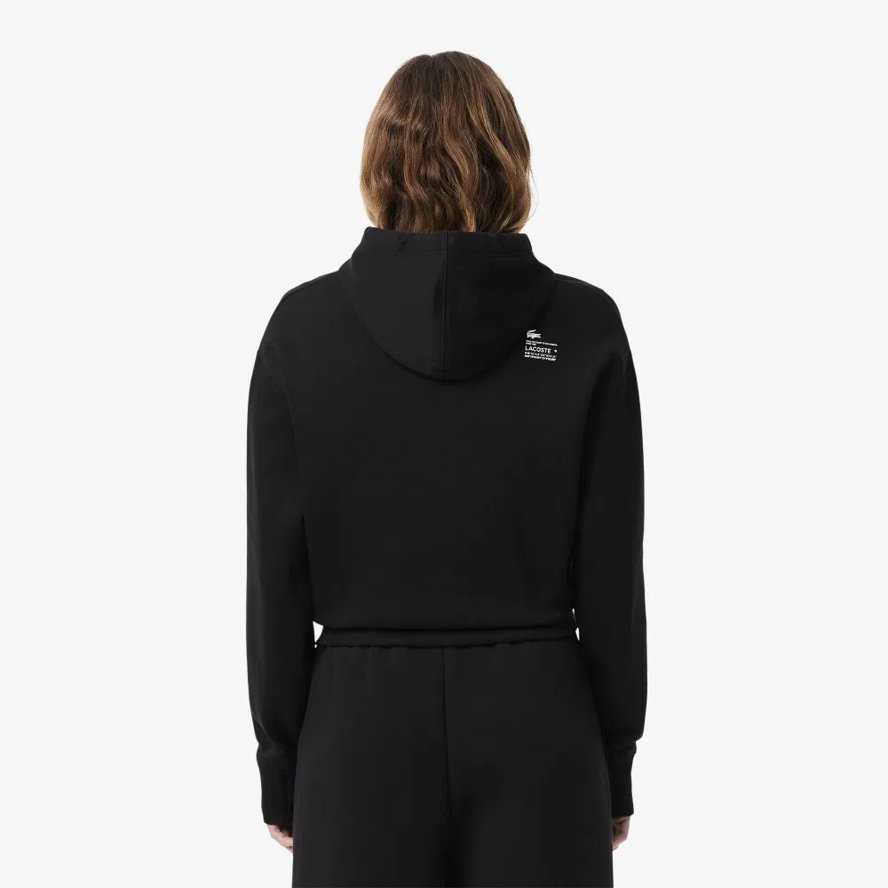 Худи Lacoste Double Face Active чёрная — фото 3