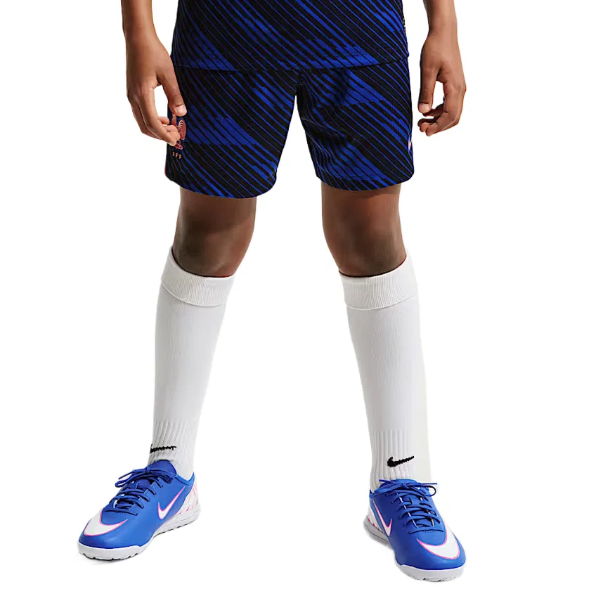 Детские футбольные шорты Dri Fit Moderate Soccer Bottom Summer Nike, Royal Blue/Dark Blue/Metal Copper