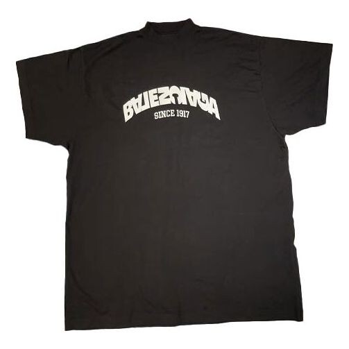 

Футболка back flip t-shirt oversized 'black' Balenciaga, черный