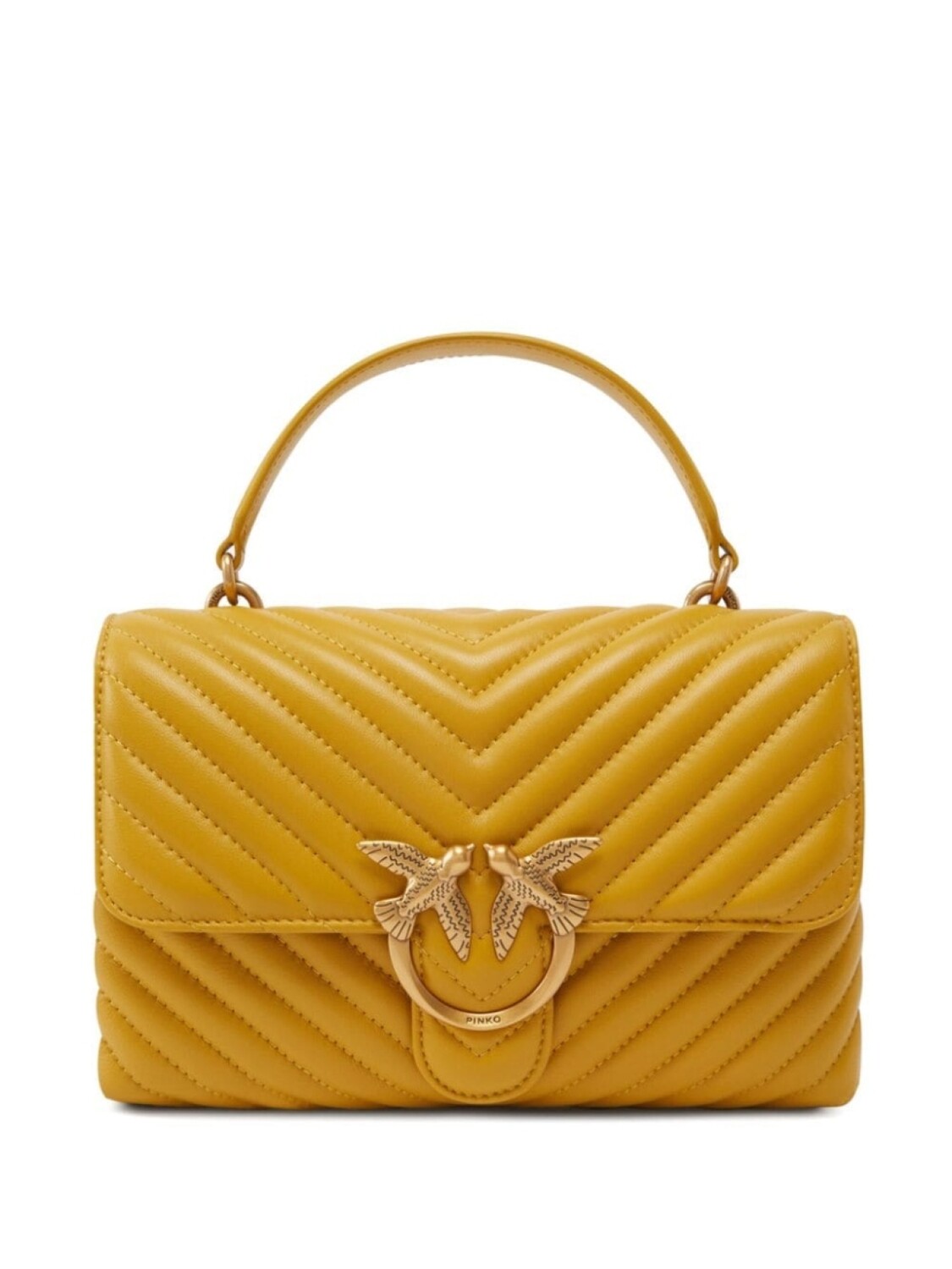 

PINKO сумка через плечо Love Lady Puff, желтый