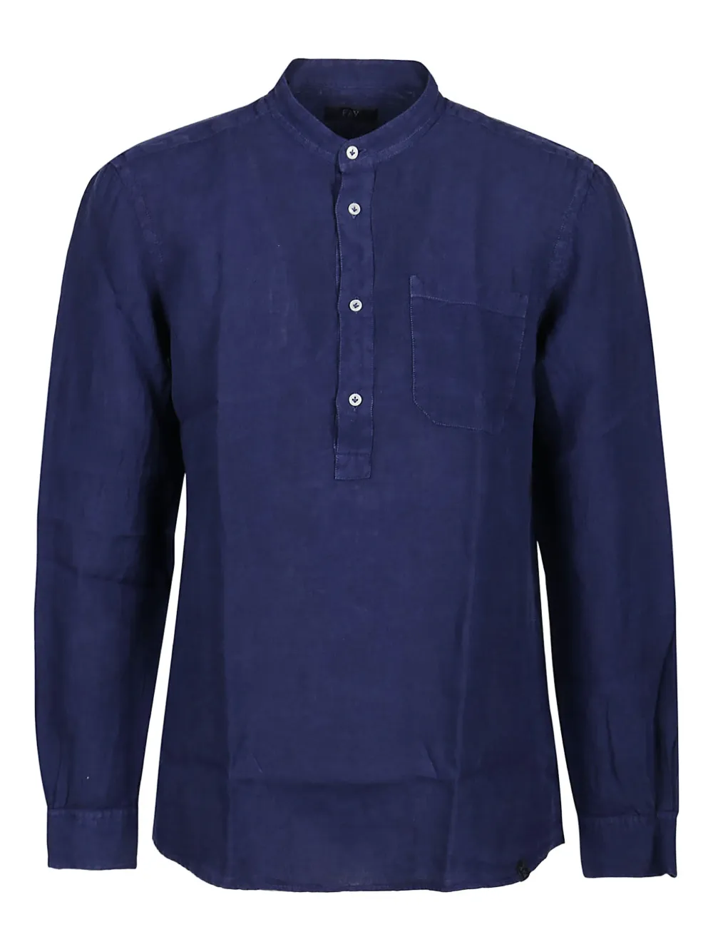 

Льняная рубашка Fay, синий