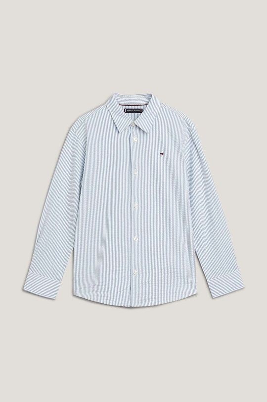 

Детская хлопковая рубашка Tommy Hilfiger, синий