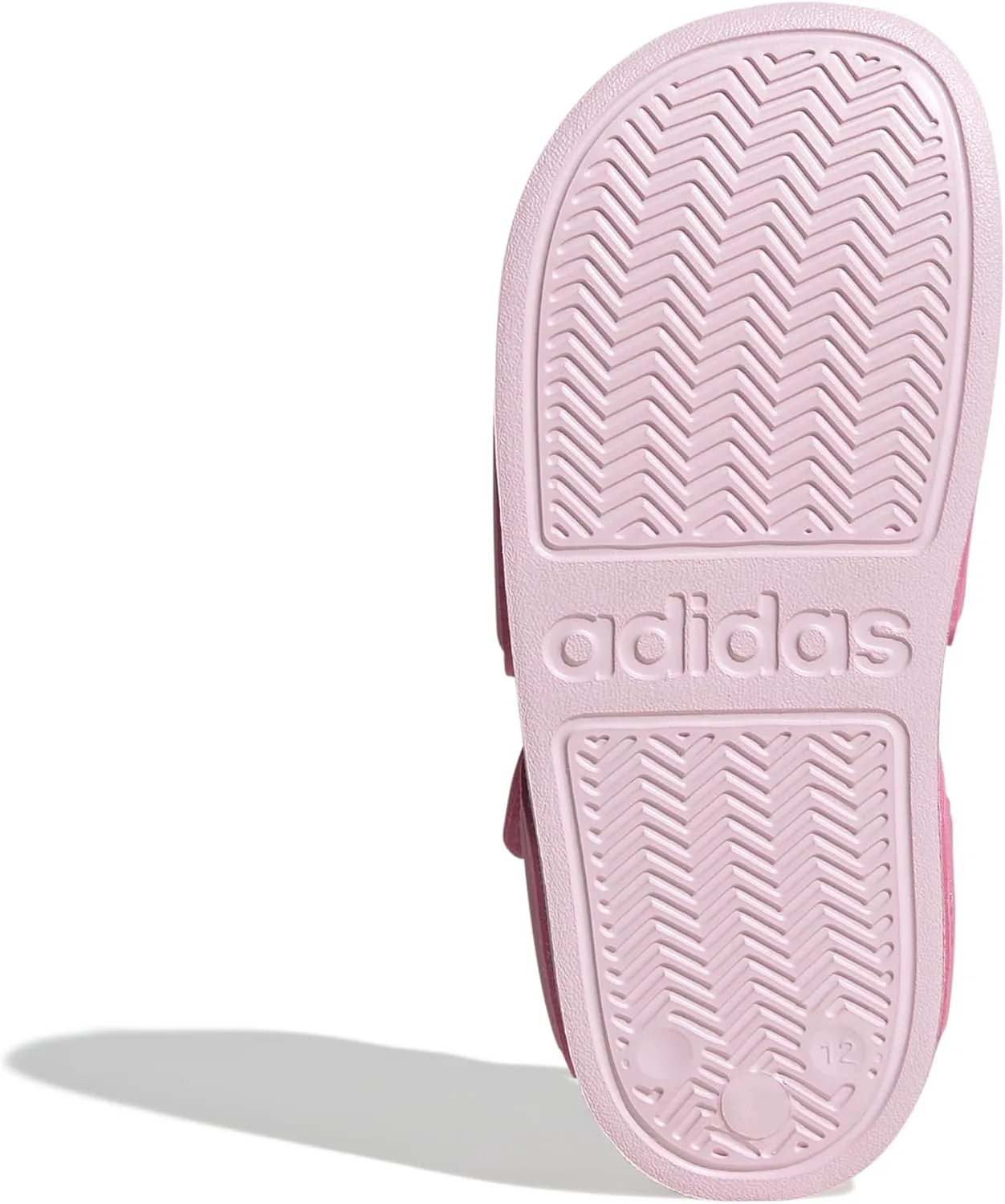 Сланцы Adidas Kids Adilette, розовый/белый — фото 4