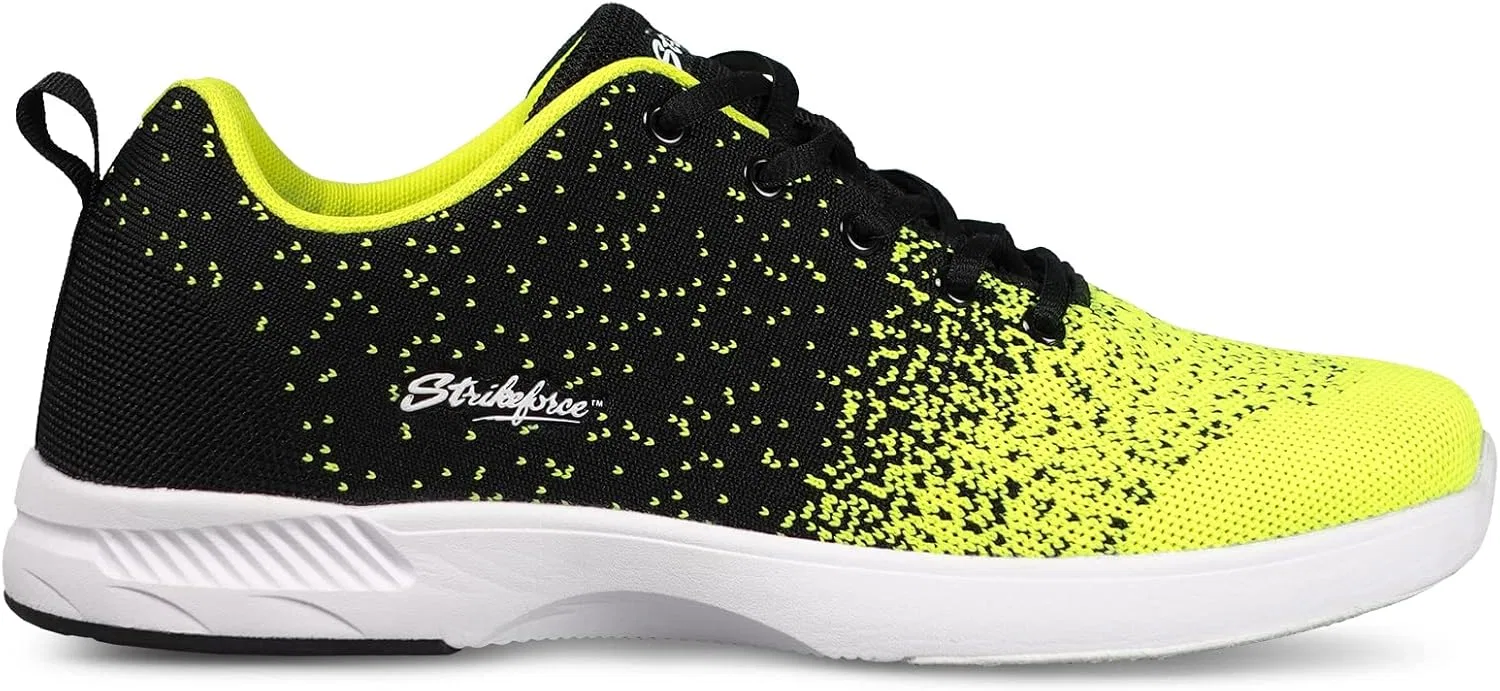 Мужские спортивные боулинговые кроссовки KR Strikeforce Galaxy для правшей и левшей, Black Neon — фото 2