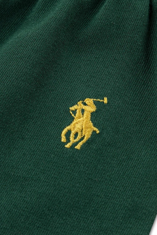 Детская хлопковая пижама Polo Ralph Lauren, зеленый — фото 4