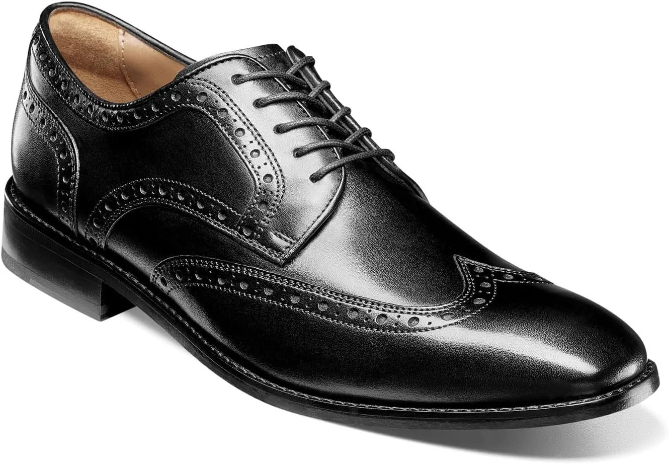 Мужские оксфорды Florsheim Conetta Wingtip Oxford, черный