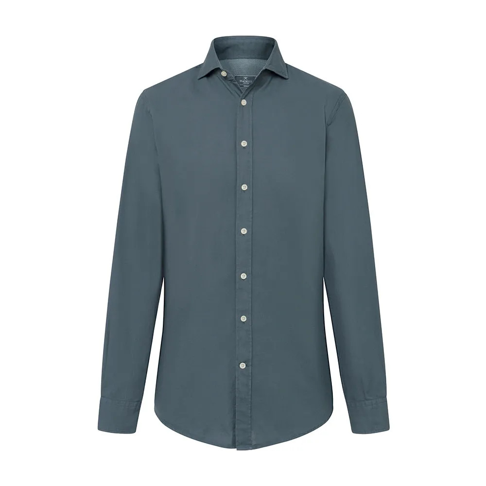 

Рубашка Hackett Garment Dye Delave, синий