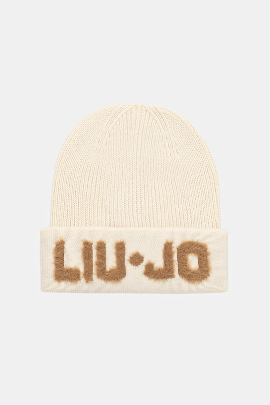 

Шапка с шерстью Liu Jo, бежевый