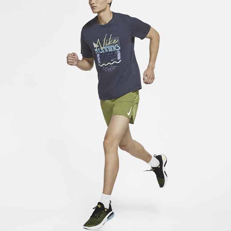 Футболка Nike Dri Fit мужская Обсидиан — фото 4
