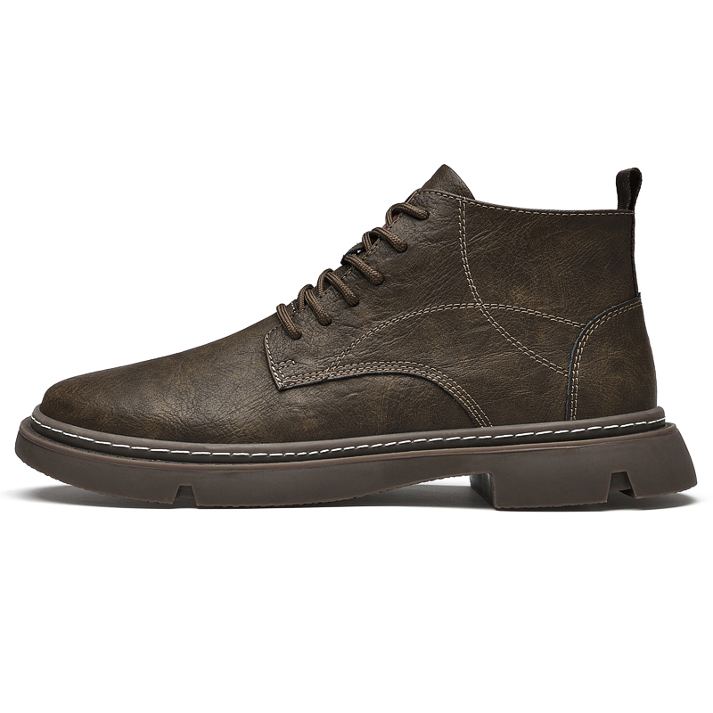 

XIMO BULL Мужские повседневные кроссовки High Top черные/хаки, цвет Khaki