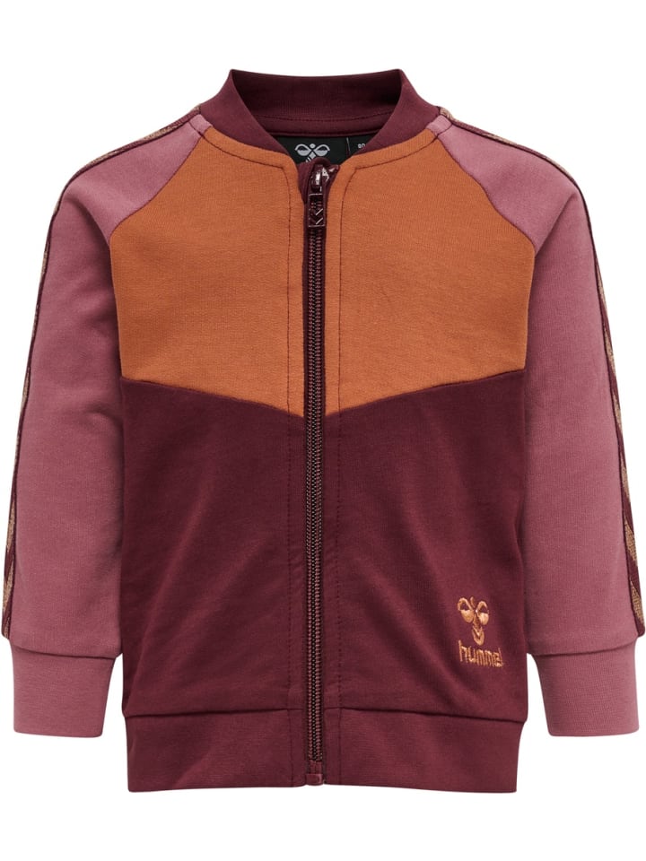 

Детская тренировочная куртка "Puk Zip Jacket" красного цвета Hummel