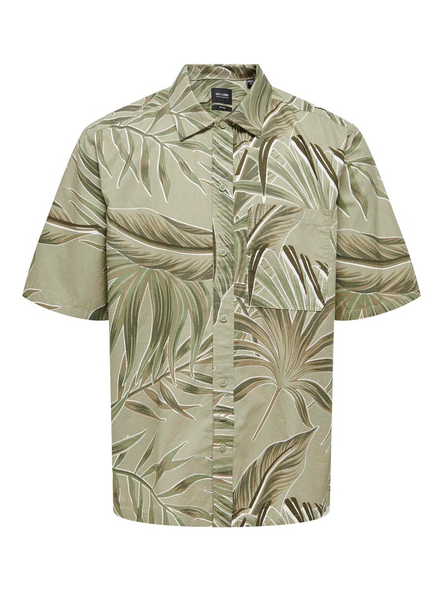 

Удобная рубашка на пуговицах Only & Sons Baxtor, цвет Green/Khaki/Olive/Fir