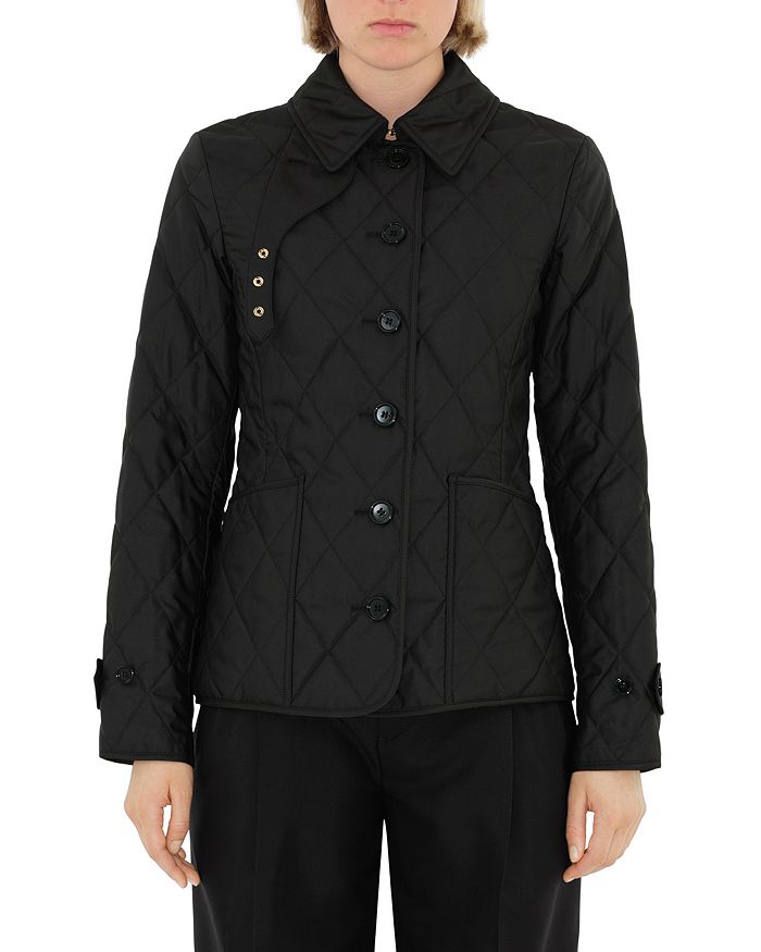 

Стеганая терморегулирующая куртка Fernleigh Burberry, черный