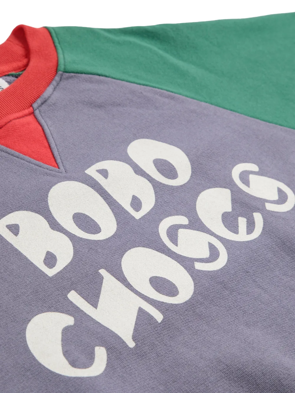 Толстовка в стиле колор-блок с рукавами реглан BOBO CHOSES, фиолетовый — фото 4