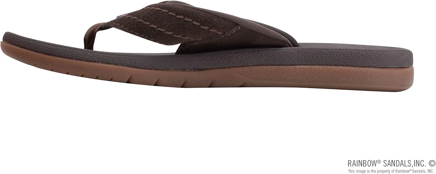 Мужские сандалии Rainbow Sandals East Cape из формованной резины, темно-коричневый — фото 2