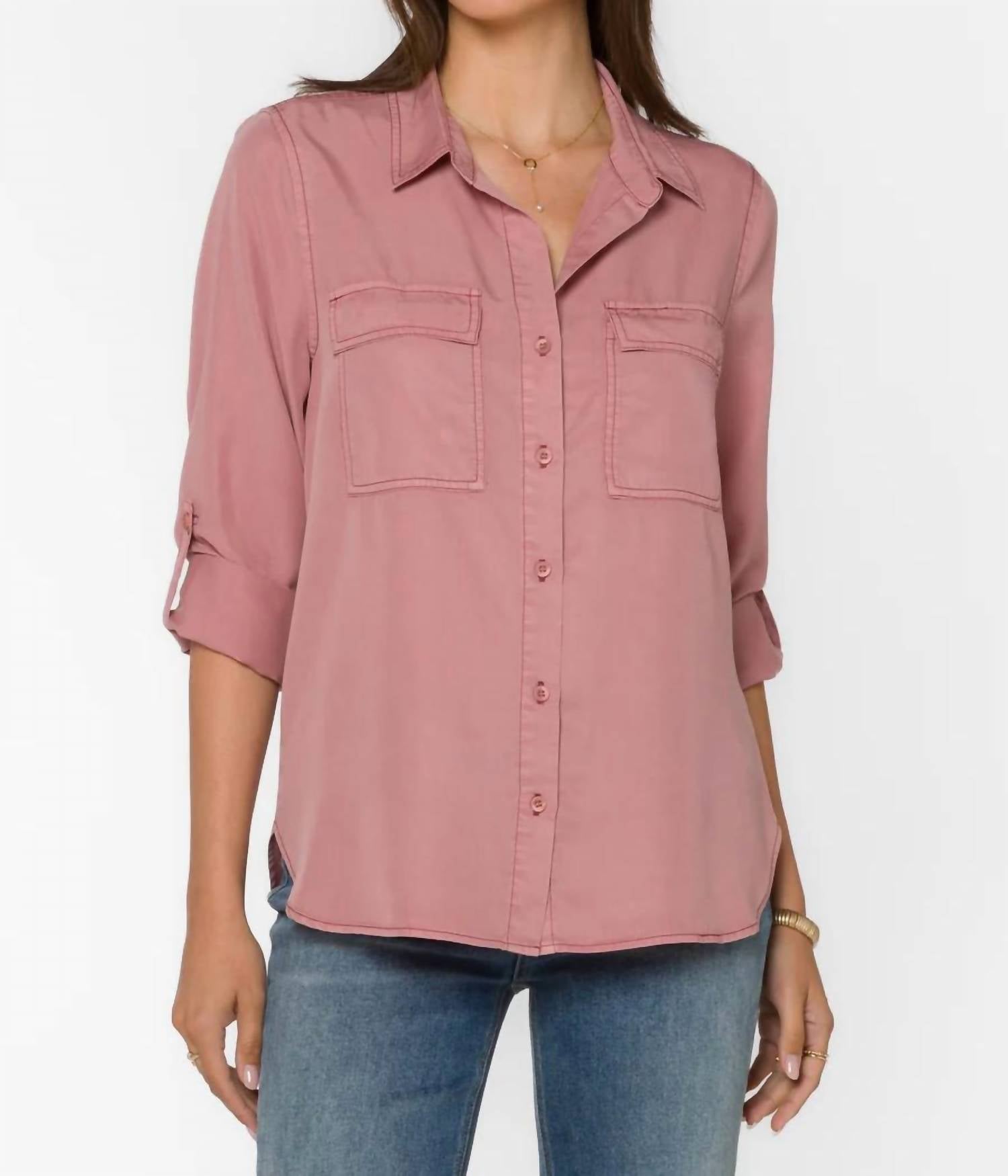 

Рубашка Talma в приглушенном лиловом цвете Velvet Heart