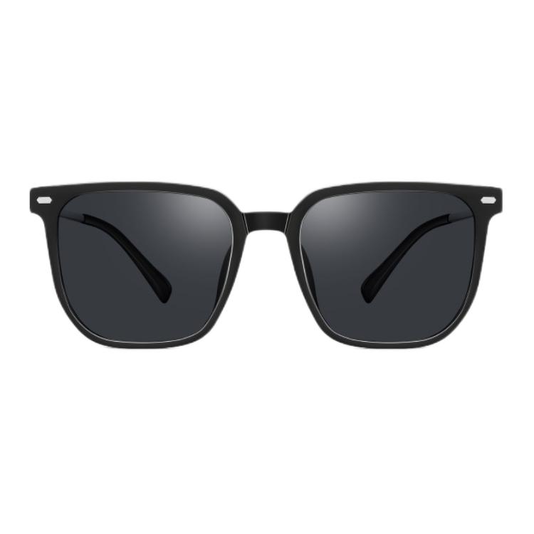 

MARVEL Пластиковая оправа квадратные солнцезащитные очки унисекс, Versatile Black