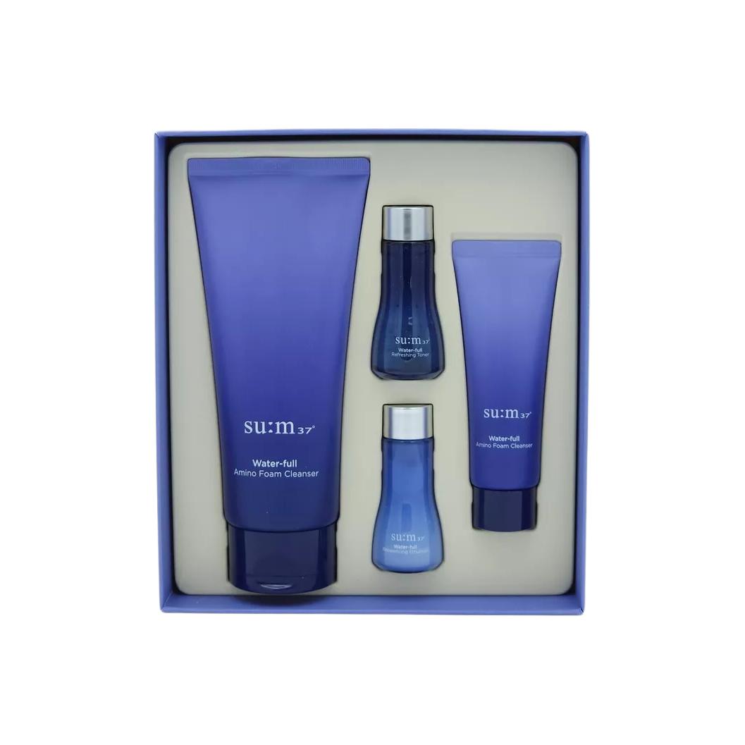 

SU M37° увлажняющий набор с аминокислотной пенкой увлажняющий комплект из 4 предметов SU:M37°