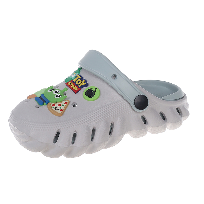 

Детские сандалии с низким верхом, противоскользящие, с защитой от ударов и дышащие CAMKIDS, серый/синий