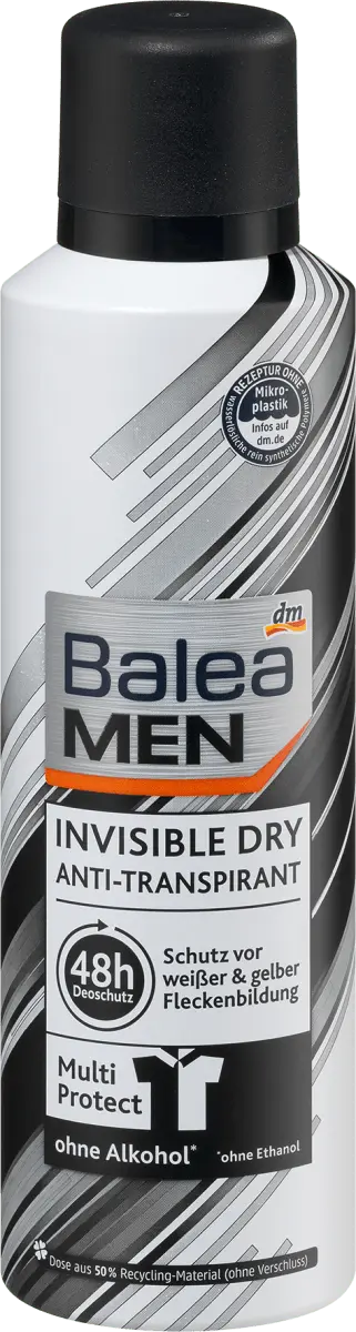 

Деоспрей-антитранспирант Invisible Dry 200мл Balea
