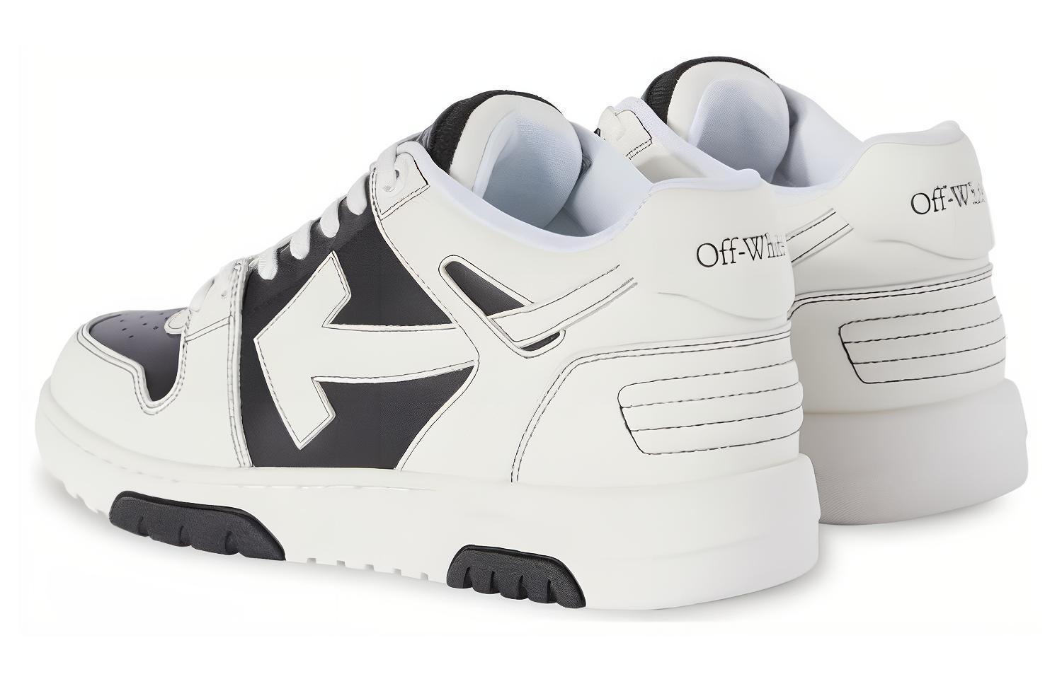 OFF WHITE Out Of Office Ooo Лоу Топс 'Черный Белый' OFF-WHITE — фото 4