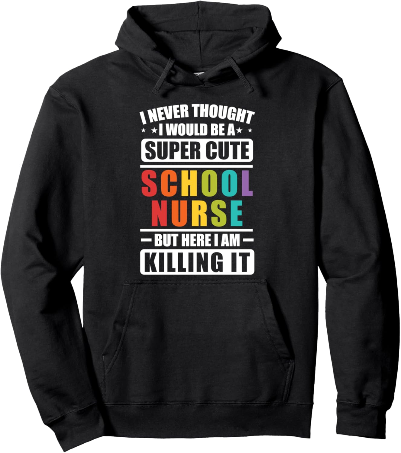 

Очень милая толстовка с капюшоном для школьной медсестры School Nurse & Nurses Gift, черный