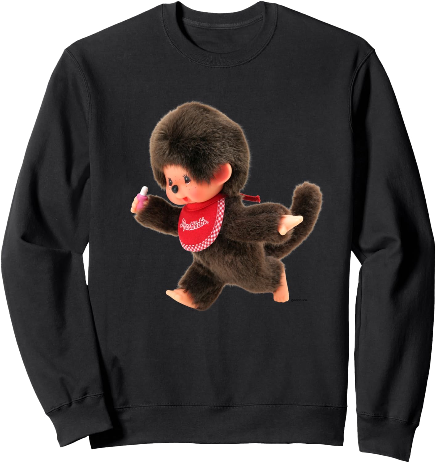 

Толстовка с графическим принтом Monchichi, черная Monchhichi, Черный, Толстовка с графическим принтом Monchichi, черная Monchhichi