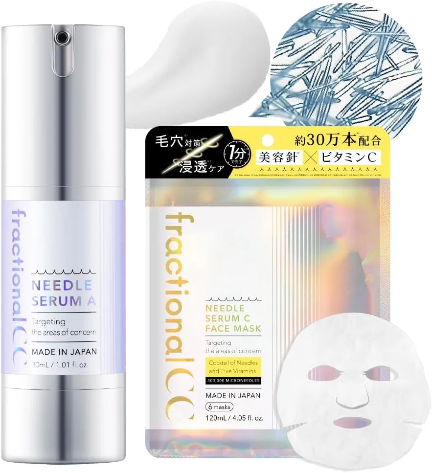 Набор Functional — Для лица Fractional CC Needle Mask C + Needle Serum A, набор из 2 предметов, 120 мл + 30 мл