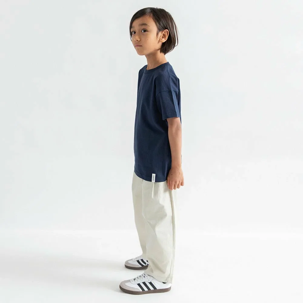 Однотонная футболка с коротким рукавом в полоску Branshes, Navy blue — фото 3