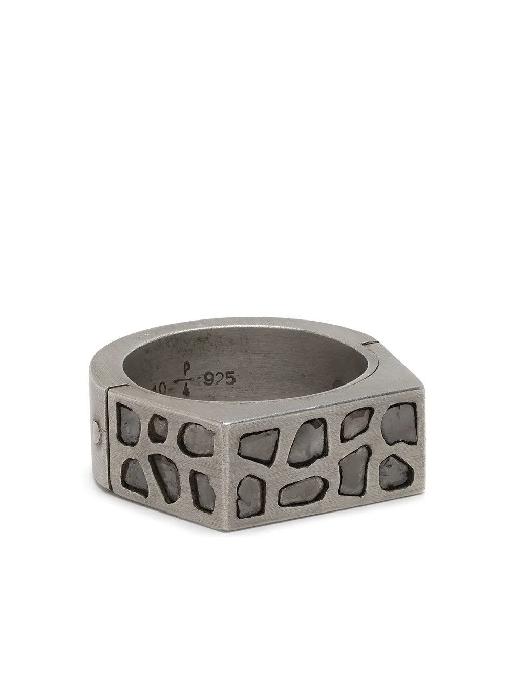 

Кольцо с бриллиантами Parts Of Four, серебряный