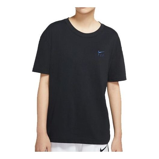 

Футболка dri fit баскетбольные с коротким рукавом Nike, черный