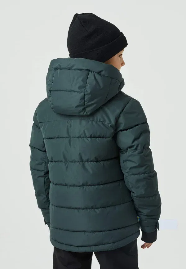 Куртка St anton puffer ski jacket Swedemount, кедрово-зеленый черный — фото 3