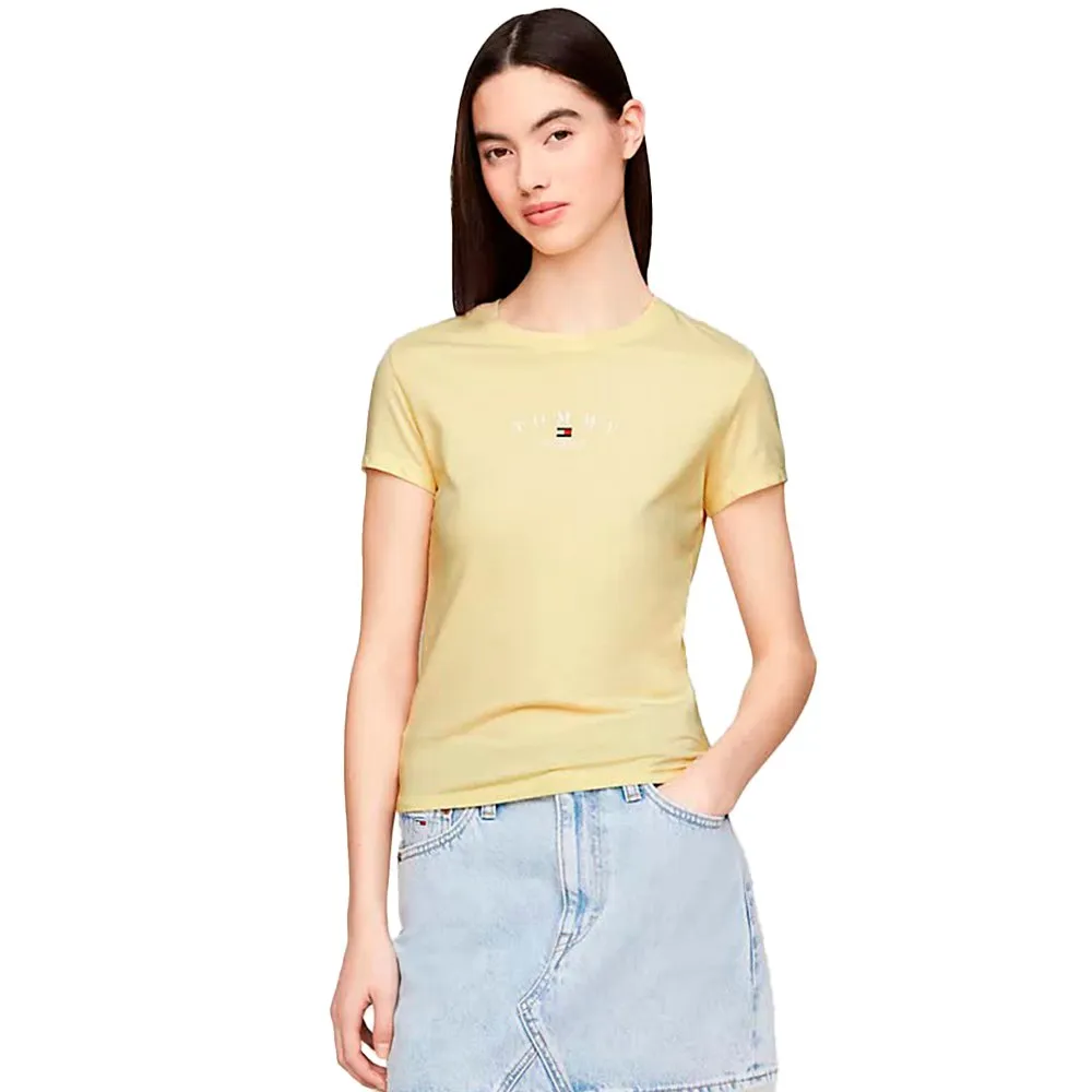 

Футболка Tommy Jeans Slim Essential Logo 2, желтый