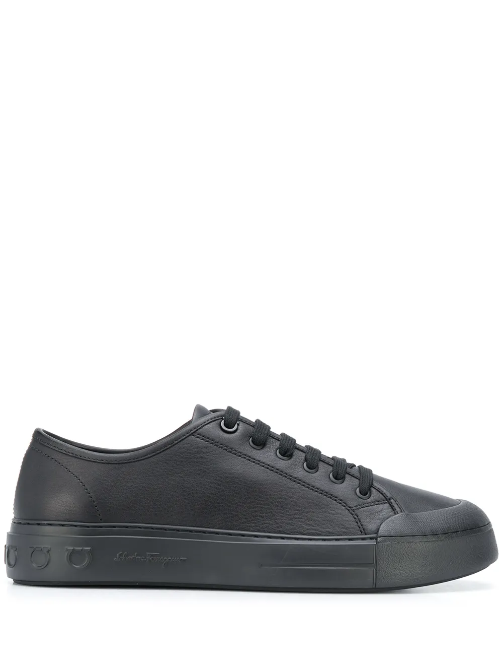 

Кеды с логотипом Gancio Ferragamo, черный