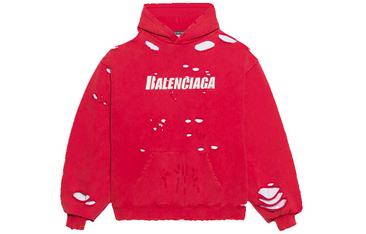 

Толстовка унисекс красная Balenciaga, красный