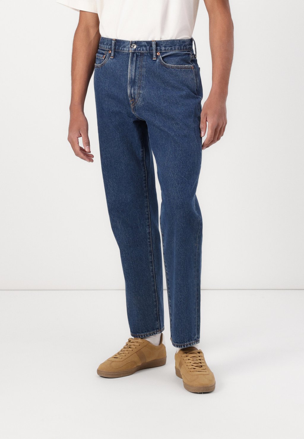 

Джинсы прямого кроя Abercrombie & Fitch, цвет Dark Blue Denim