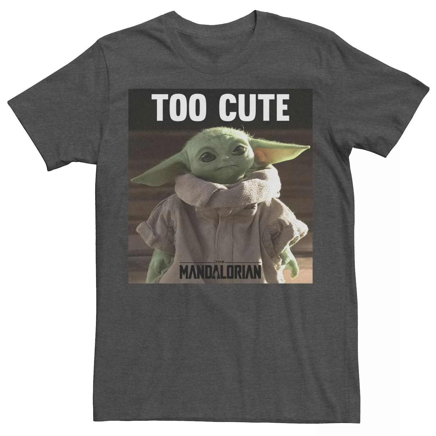 

Мужская футболка с портретом The Mandalorian The Child Too Cute Star Wars