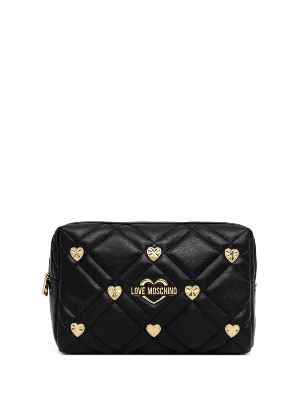 

Сумка-клатч с сердечками Love Moschino, черный