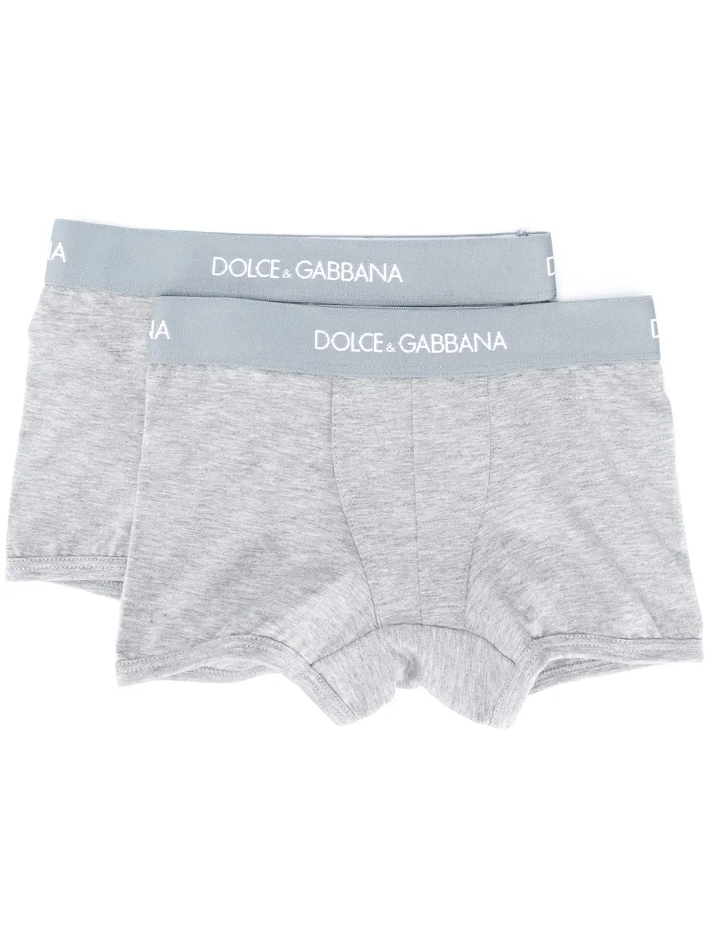 

Боксеры с логотипом Dolce & Gabbana Kids, серый