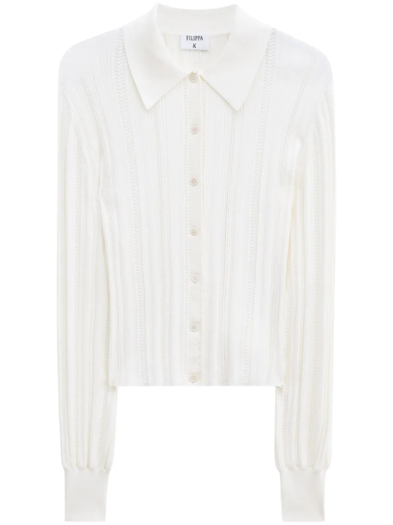 

Filippa K вязаный кардиган, белый
