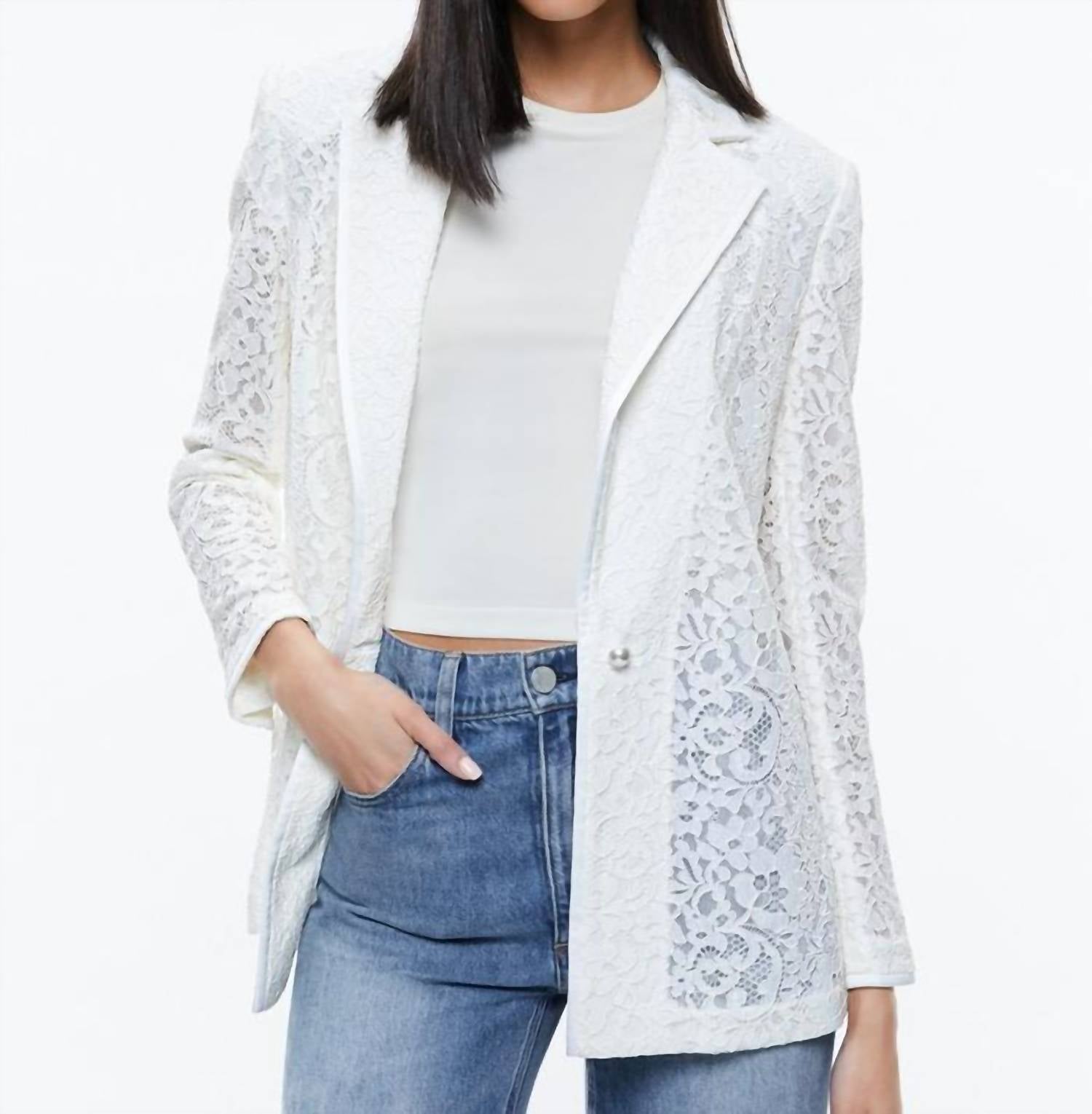 

Джудит Блейзер в цвете Off White A127 Alice + olivia