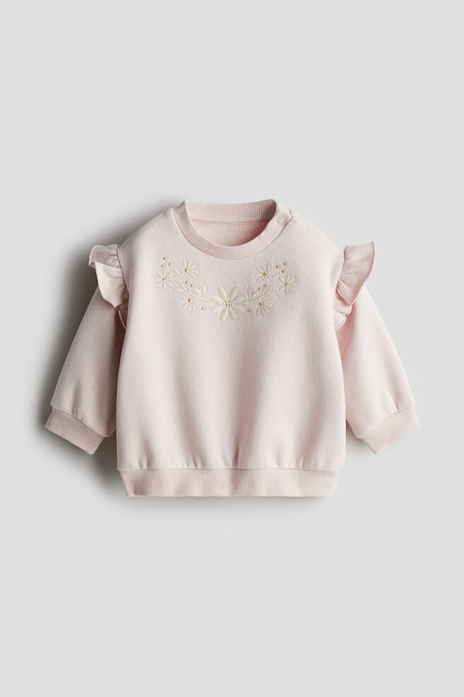 

Толстовка с круглым вырезом H&M, розовый