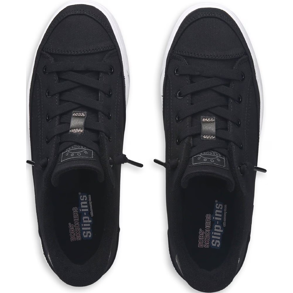 Кроссовки из парусины Slip-Ins Bobs Social Skechers, черный — фото 4