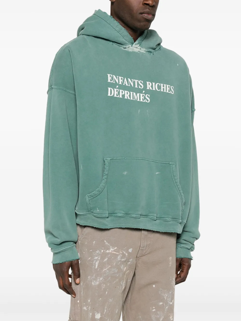 Худи Classic Logo Enfants Riches Déprimés, зеленый купить по цене