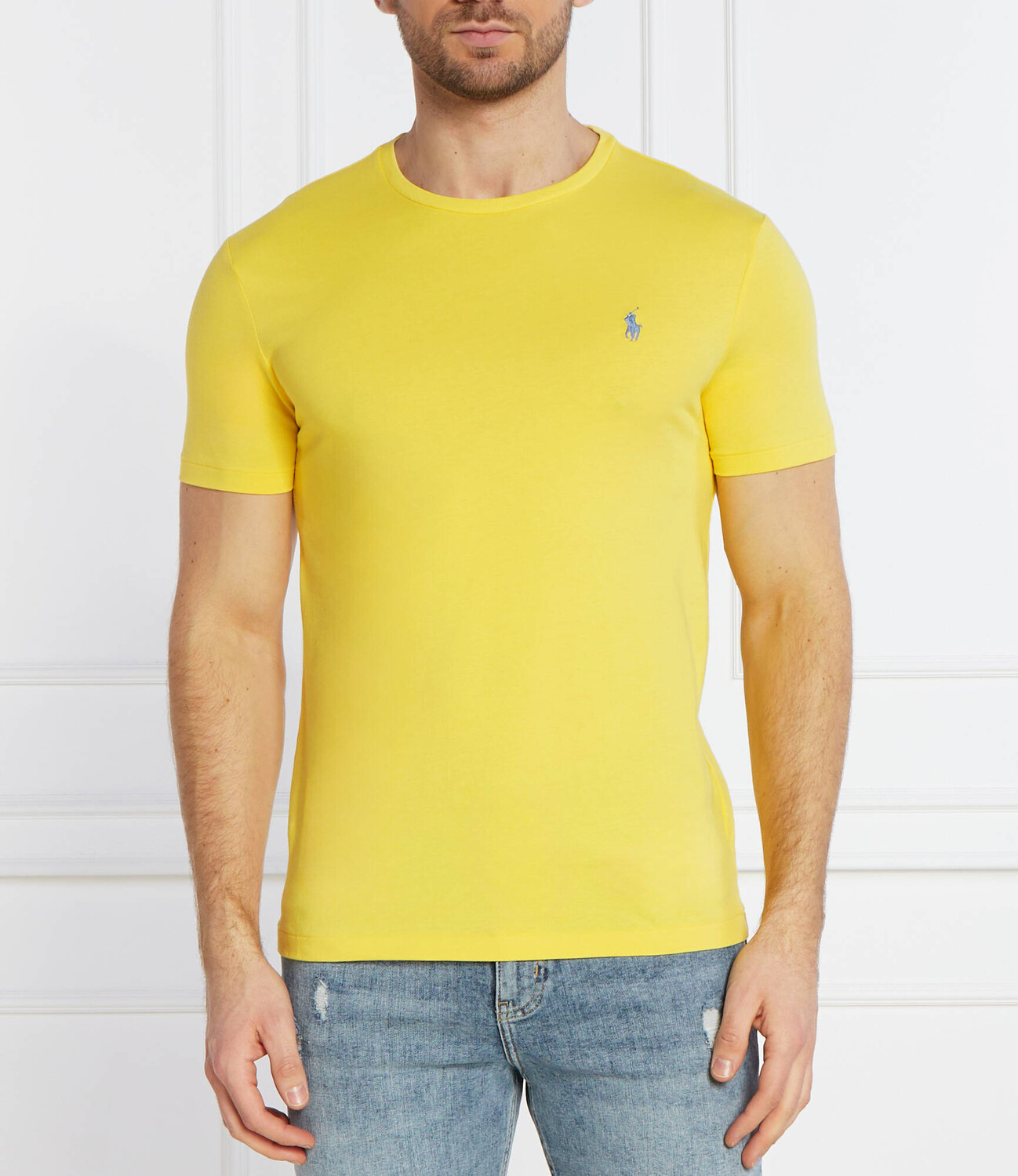 

Футболка POLO RALPH LAUREN Slim Fit, желтый