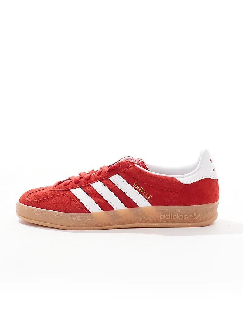 Кроссовки Gazelle Indoor красного цвета adidas Originals — фото 2