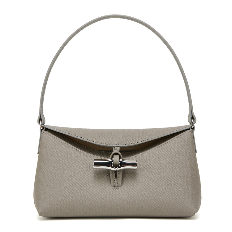 

Сумка-тоут из кожи розо Small LONGCHAMP